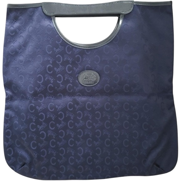 Celine Limited Edition Noevir Tote Bag Navy Blue Monogram Excellent Condition. - Picture 1 of 6